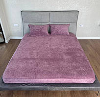 Наматрацник водонепроникний велюровий з бортом Colorful Home 140 на 200 см з наволочками