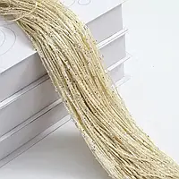 Штори нитки Дощ Venera Однотонні з люрексом 300 х 300 см Шампань