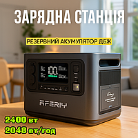 Зарядні станції 2400W Портативна зарядна станція для побутової техніки (Зарядний пристрій для дому станція для квартири)