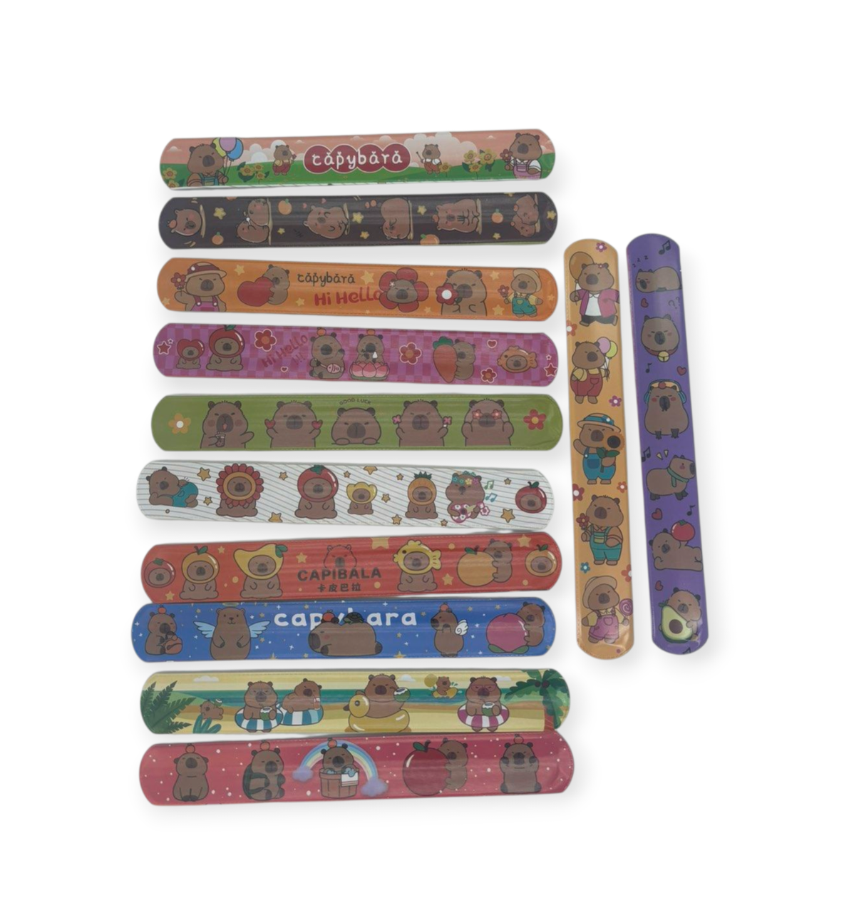 Дитячий браслет лінійка Капібара 22 см., фото 1