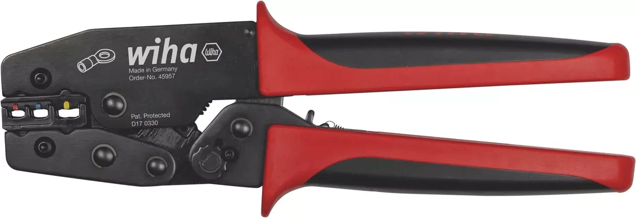 Обжимні цанги для ізольованих  кінцевиків  0,5-6,0 мм,  Wiha (Німеччина), фото 1