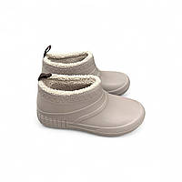 Теплі галоші високі з піни ЕВА GIPANIS бежеві