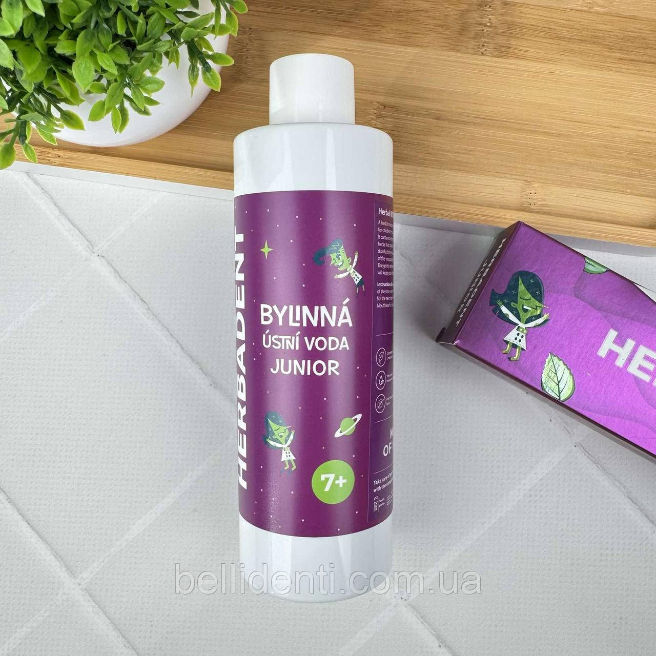 Дитячий ополіскувач Herbadent Junior (від 7 років), 240 мл, фото 1