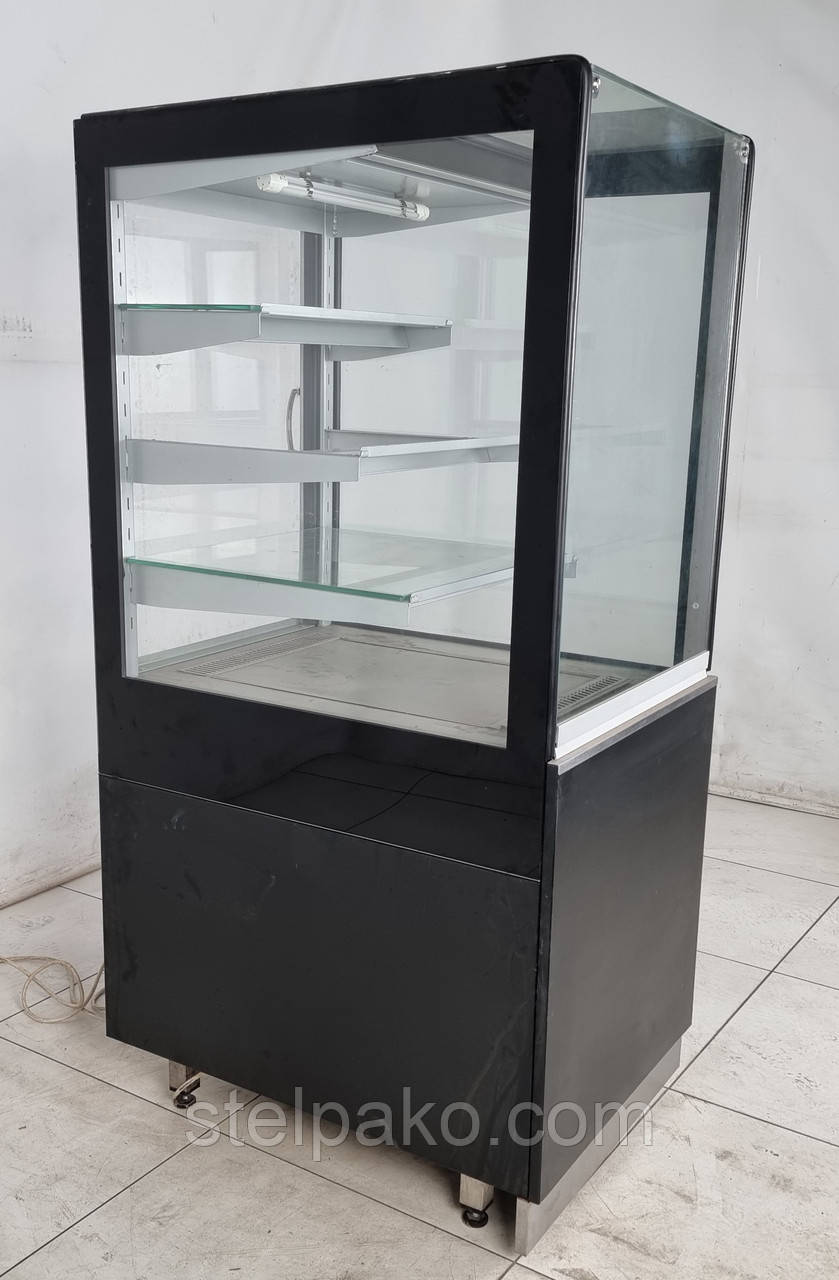 Кондитерська холодильна відкрита вітрина «IGLOO Gastroline Cube XL» (+2° +6°), 0.65 м., (Польща), викладка 54 см., Б/у, фото 1