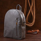 Практичний жіночий рюкзак Shvigel 16323 Сірий, фото 7