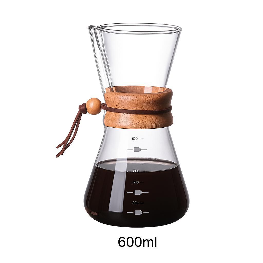 Кемекс для заварювання кави 600 мл воронка Chemex Кавоварка пуровер