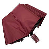 Парасолька жіноча напівавтомат Bellissimo M19302 Зоряна небо 10 спиць Бордова, фото 3