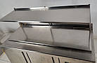 Полиця з нержавіючої сталі 2-рівнева 140х40 см., Б/у, фото 5