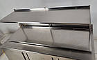 Полиця з нержавіючої сталі 2-рівнева 140х40 см., Б/у, фото 5