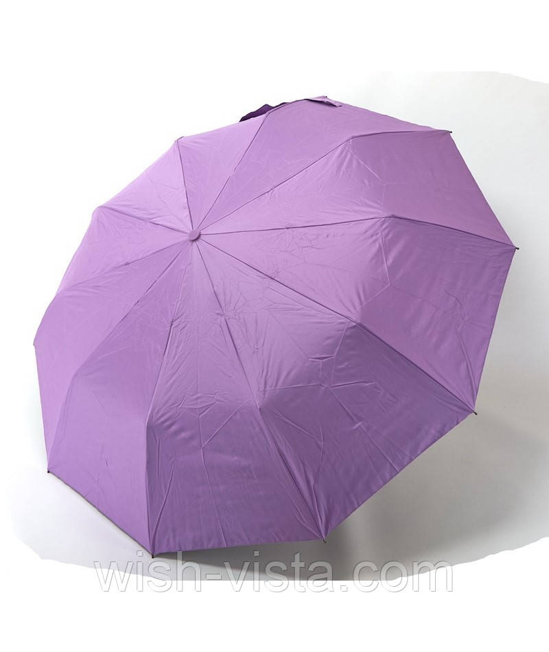 Парасолька жіноча Bellissimo NoM639 напівавтомат на 10 спиць з квітами під куполом Бузкова, фото 1