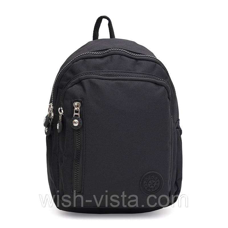 Жіночий рюкзак Monsen C1KP9282bl-black 27х21х10 см Чорний, фото 1