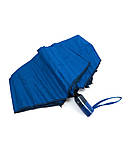 Парасолька жіноча напівавтомат SL 7003 8 спиць 3 складання Синя, фото 4