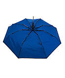 Парасолька жіноча напівавтомат SL 7003 8 спиць 3 складання Синя, фото 5