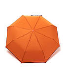 Парасолька жіноча напівавтомат SL 7003 8 спиць 3 складання Жовтогаряча, фото 2