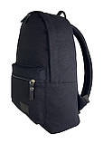 Рюкзак Exodus Leather Canvas R1403EX012 28х38х11 см Чорний (hub_nxkwuk), фото 3