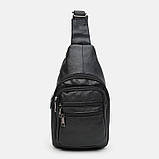 Чоловічий рюкзак Keizer K1086bl-black 31х17х5.5 см Чорний, фото 3