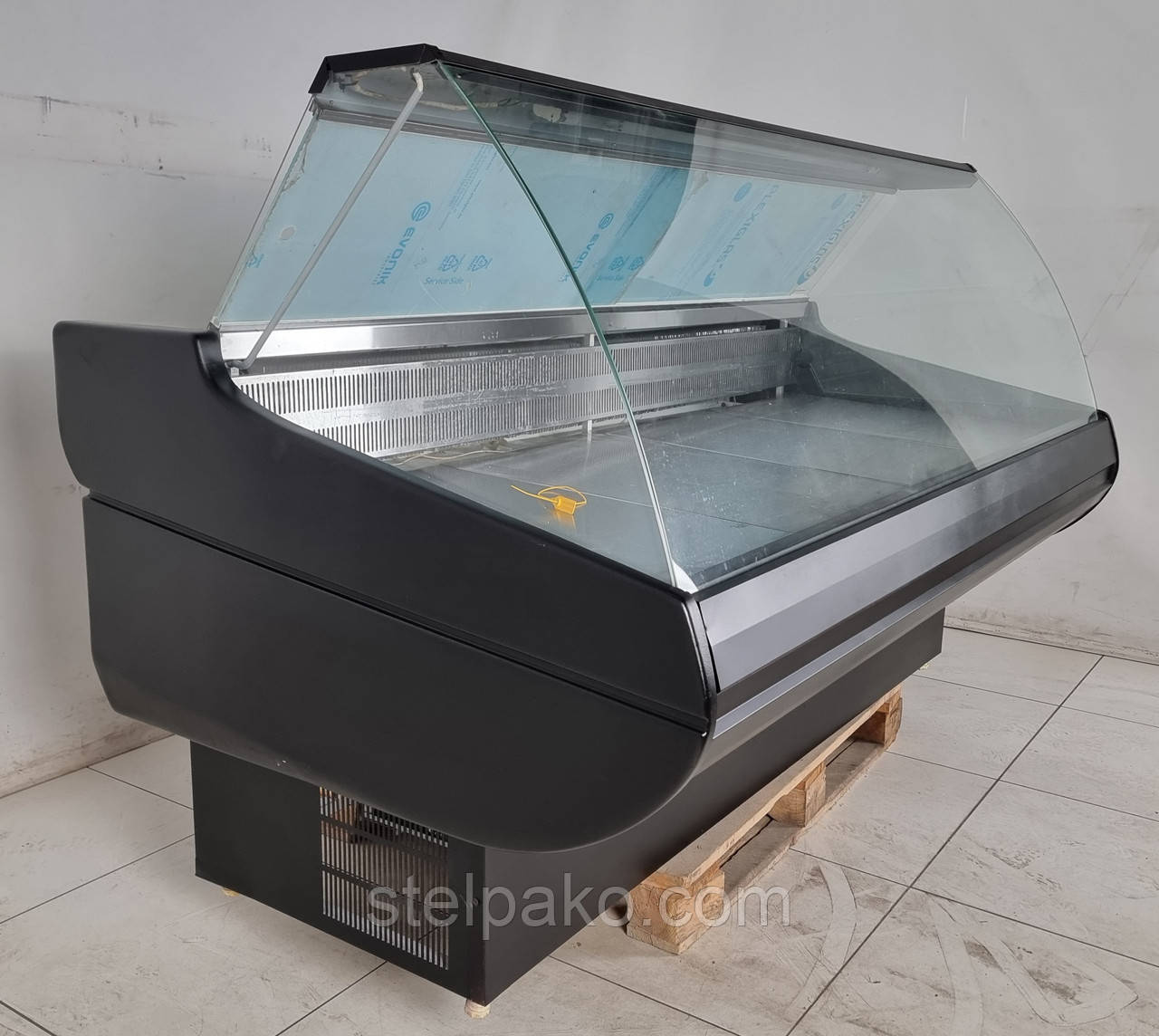 Холодильна гастрономічна вітрина «Росс Siena» 2.1 м., (Україна), (0° +4°), викладка 71 см., Б/у, фото 1