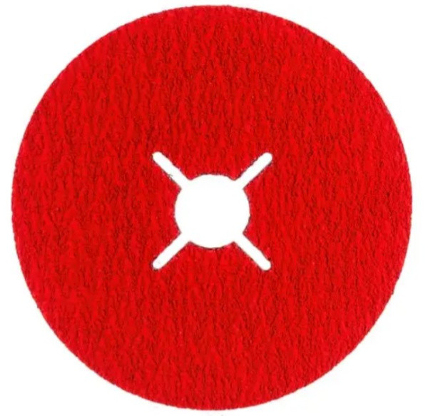 Круг шліфувальний керамічний фібровий d-125мм Р80, фото 1