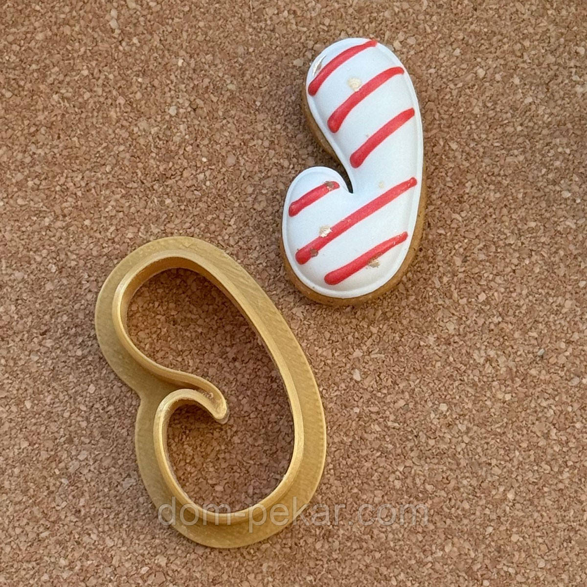 Льодяник міні вирубка для пряників 3 см (3D)