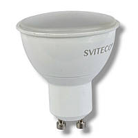 Led лампа SVITECO 6W GU10 3000K MR16 220V біле тепле світло