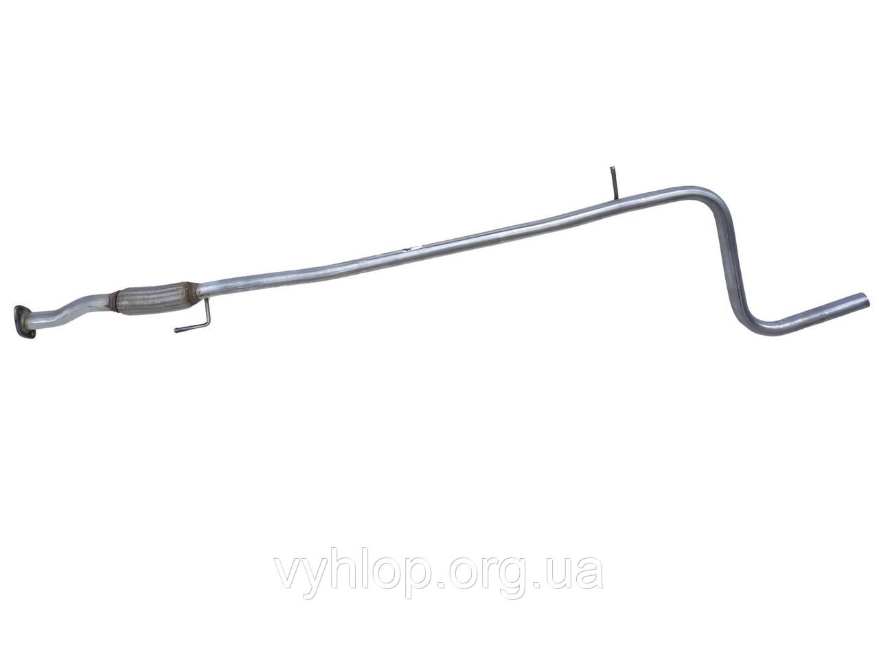 Средняя трубка глушителя Фиат Албеа (Fiat Albea) 1.4 8V (07.288) Polmostrow алюминизированный