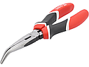 Плоскогубці подовжені вигнуті 200 мм, триколірні ручки YATO YT-1946, фото 2