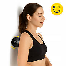 Масажний м'яч 4FIZJO Lacrosse Ball 6.25 см 4FJ1196 Black Poland, фото 3