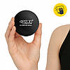 Масажний м'яч 4FIZJO Lacrosse Ball 6.25 см 4FJ1196 Black Poland, фото 7