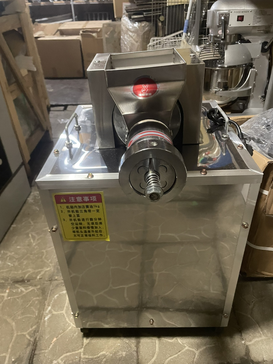 Новинка! Прес макаронний для виробництва локшини та макаронних виробів Vektor PYM-30 (2.2KW), фото 1