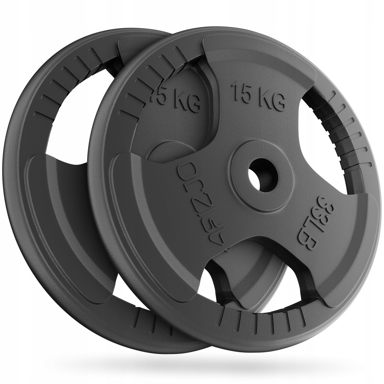 Диск металевий 4FIZJO 2 x 15 кг 26 мм Black (P-5905973401371)