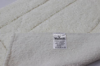 Килимок у ванну 100*60 см Vonaldi Elite Optical White 70010, фото 5