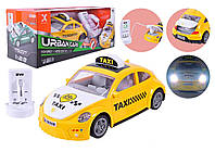 Жовта машинка таксі на радіокеруванні XunBang Volkswagen Beetle 1:22 із зарядною станцією