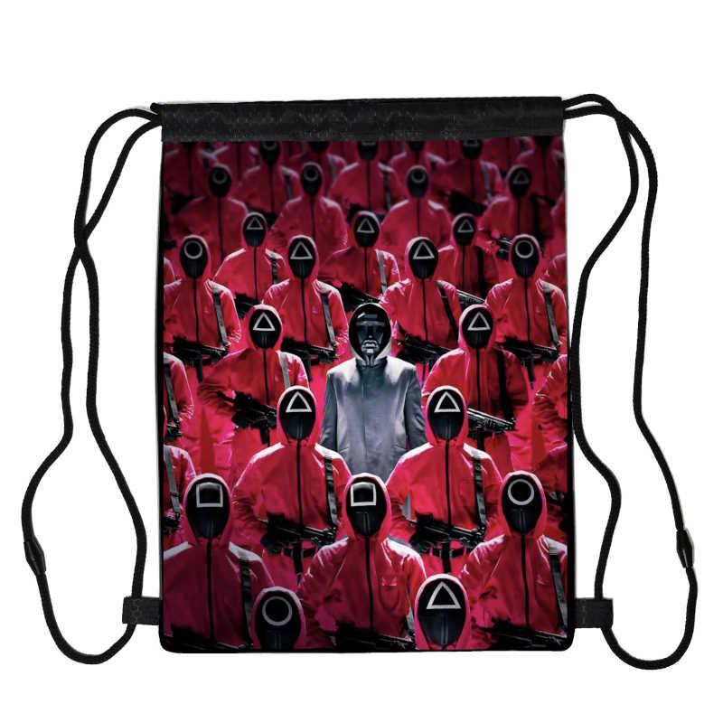 Сумка для взуття Гра в кальмара (Squid Game 001), 410 х 300 мм, фото 1