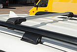 Багажник (поперечини) на звичайні рейлінги під ключ WingBar V1 (2 шт) до 140 см, Сірі для Toyota Sienna 2010-2020 рр, фото 4