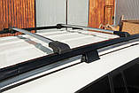 Багажник (поперечини) на звичайні рейлінги під ключ WingBar V1 (2 шт) до 140 см, Сірі для Toyota Sienna 2010-2020 рр, фото 6