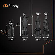 Шланг для чищення труб з адаптером 15 м Ruhhy 26132, фото 2