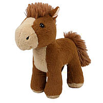 М'яка іграшка Коник Сеня коричневий Копиця хутро Україна 25*21*8см (00081-7), фото 2