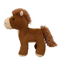 М'яка іграшка Коник Сеня коричневий Копиця хутро Україна 25*21*8см (00081-7), фото 4