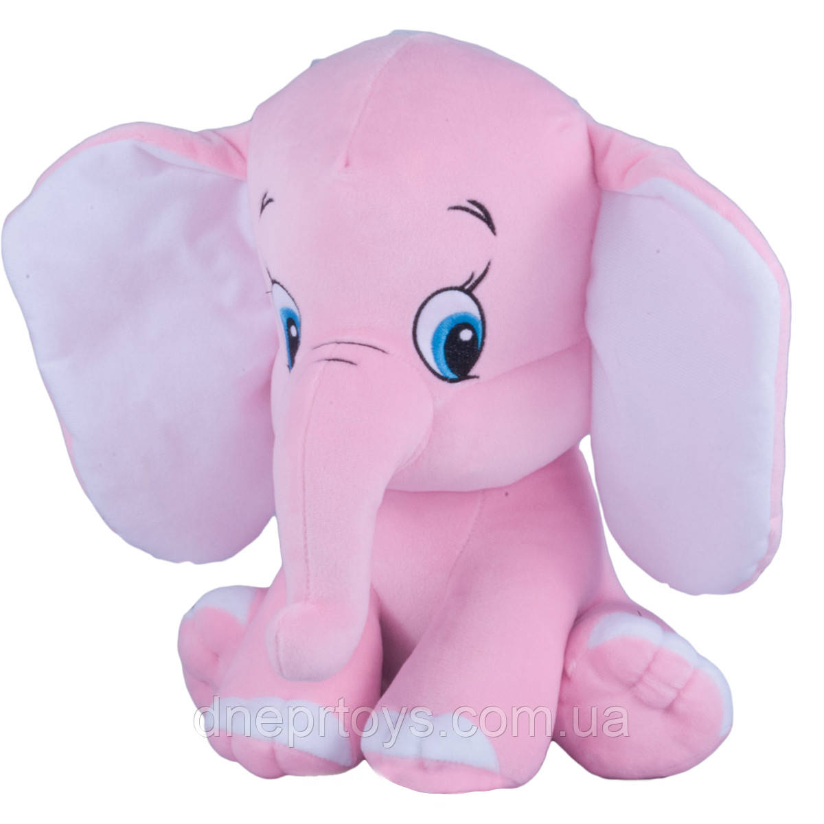 М'яка іграшка Слон рожевий Копиця хутро Україна 32*28*26см (00111-2), фото 1