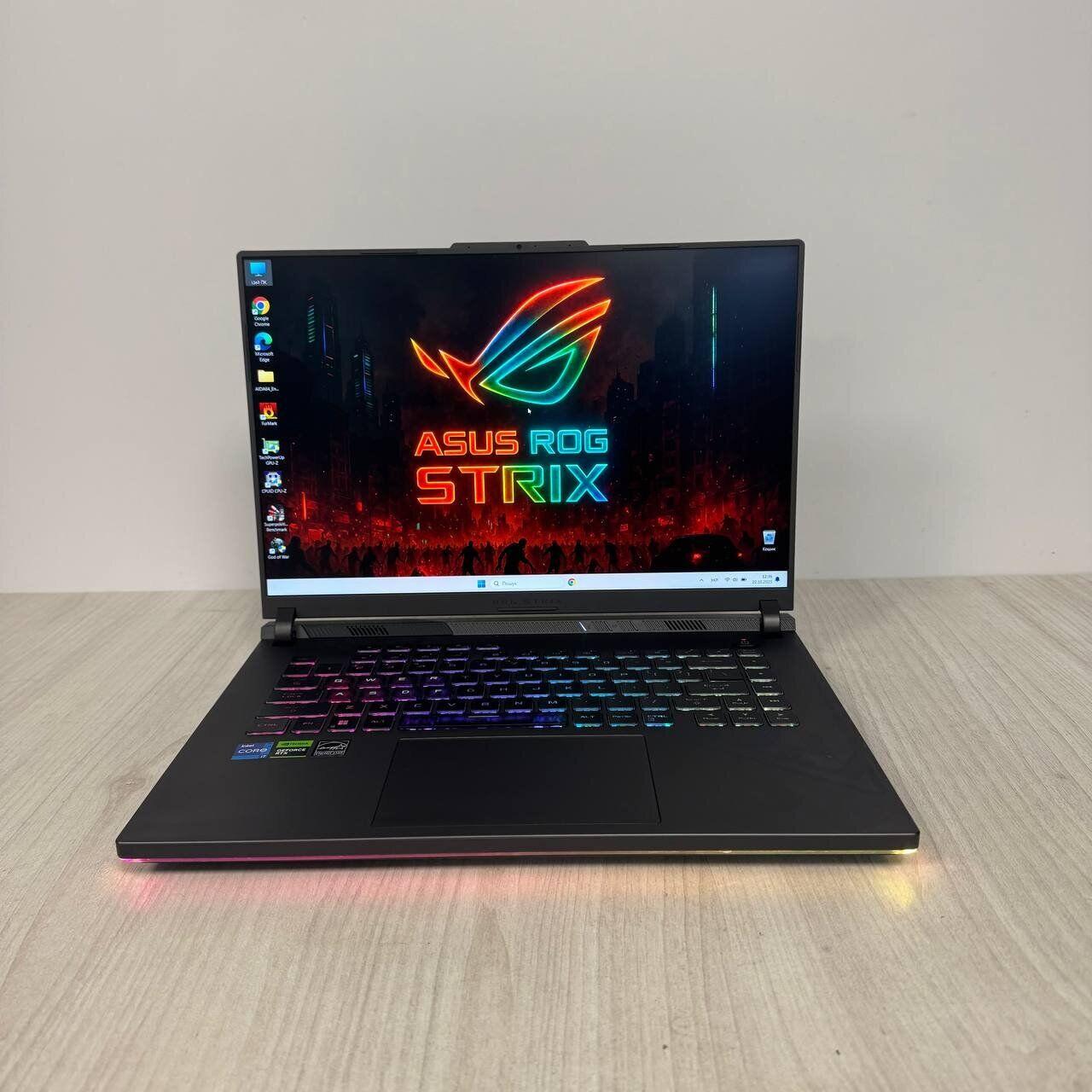 Б/в Ігровий ноутбук Б-клас Asus ROG Strix G16 G614JV 16" 1920x1200| i7-13650HX| 16GB RAM| 1000GB SSD NVMe| RTX 4060 8GB