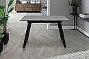 Стіл Хьюстон 130(+40)*77 чорний метал/мрамор темн, фото 2