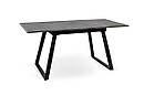 Стіл Хьюстон 130(+40)*77 чорний метал/мрамор темн, фото 8