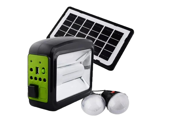 Сонячна система освітлення CCLAMP 01 — 3.5W панель 3 лампи PowerBank, фото 1