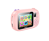 Дитяча цифрова фотокамера Hoco DV205 з підтримкою карти пам'яті 32MP Рожевий, фото 2