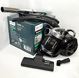 Контейнерний потужний пилосос Електроплита Rainberg RB-655 — 3500 Вт 2 конфорки чорний, фото 5