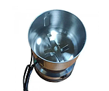 Електрична кавомолка Domotec MS-7114 200 Вт неіржавка сталь, фото 5