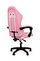 Крісло геймерське Слім, рожевий/білий, фото 8