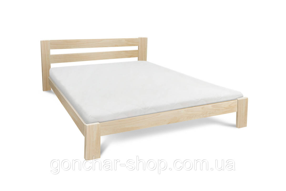 Ліжко СТАР 1600*2000, масло натур, фото 1