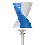 Вертикальний вітрогенератор 1 кВт/48 Вт 1,8×0,65 м 45 кг, фото 2