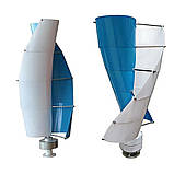 Вертикальний вітрогенератор 1 кВт/48 Вт 1,8×0,65 м 45 кг, фото 3